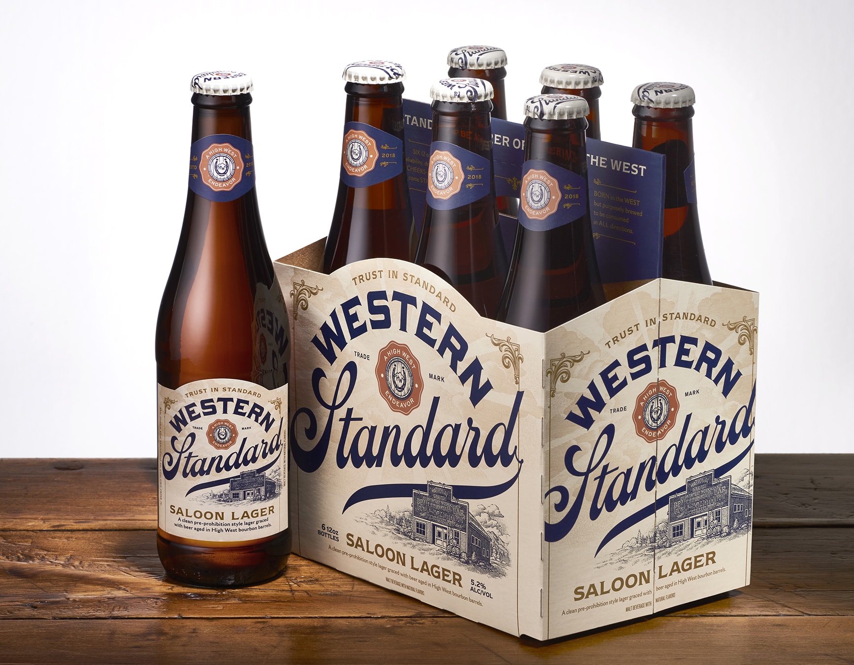 Western Standard beer 6-pack design