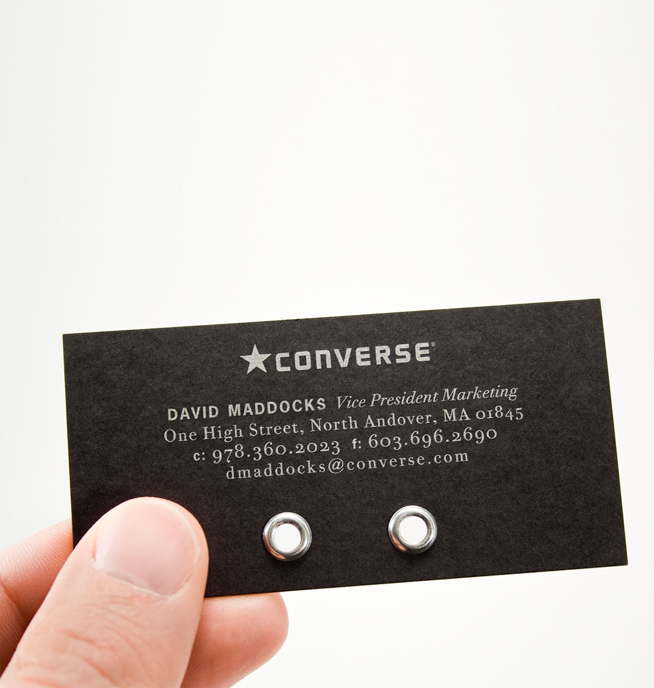 Converse Business card design