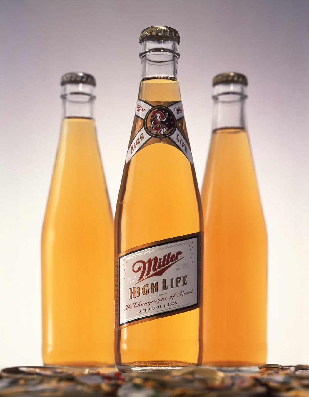 Miller High Life bottle packaging design