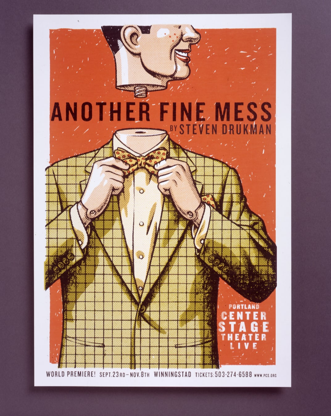 Portland Center Stage poster design Another Fine Mess