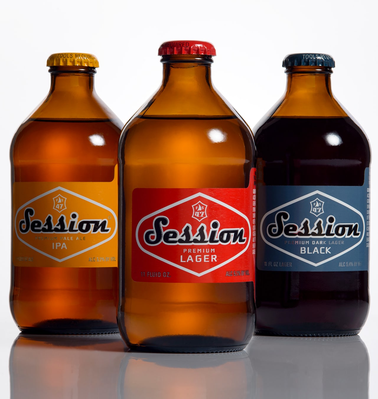 Session beer branding packaging design core