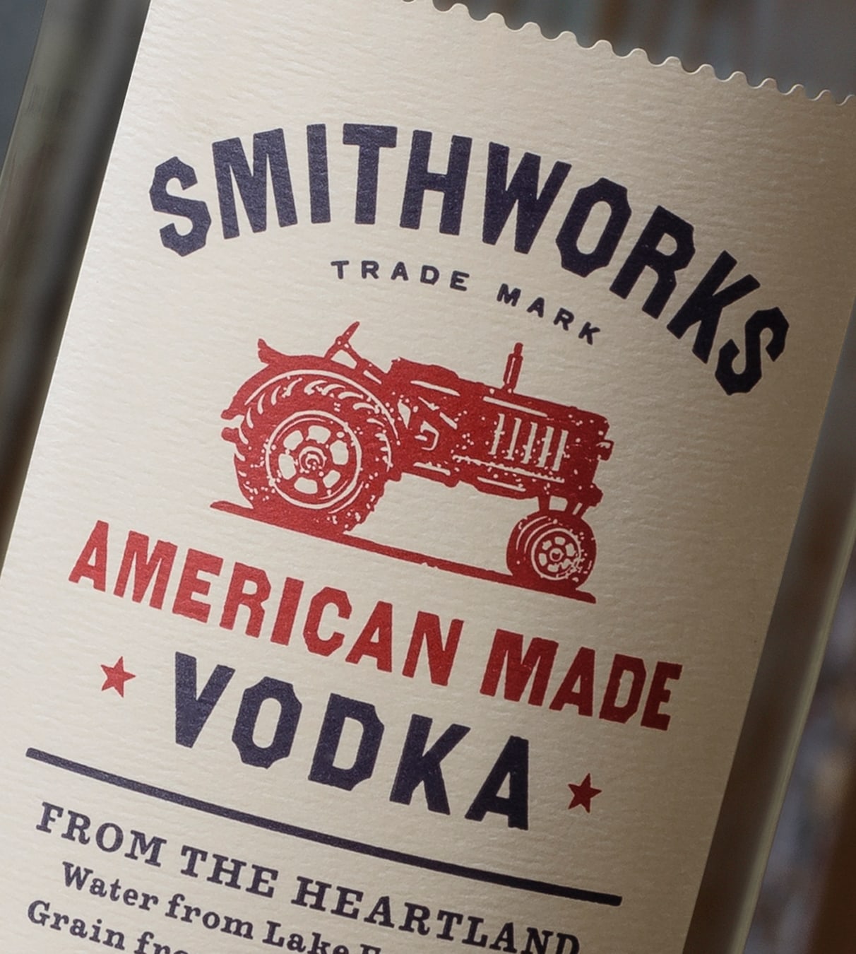 Smithworks Vodka spirits label design