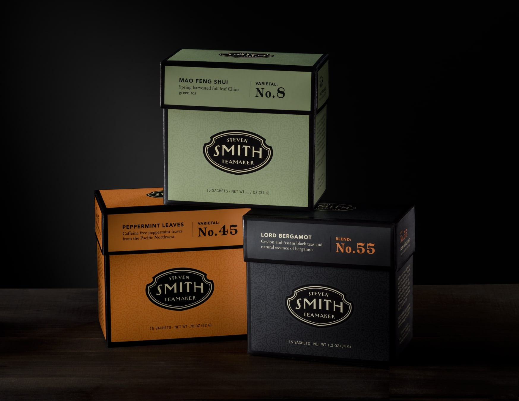 Steven Smith Teamaker tea packaging design tip top box