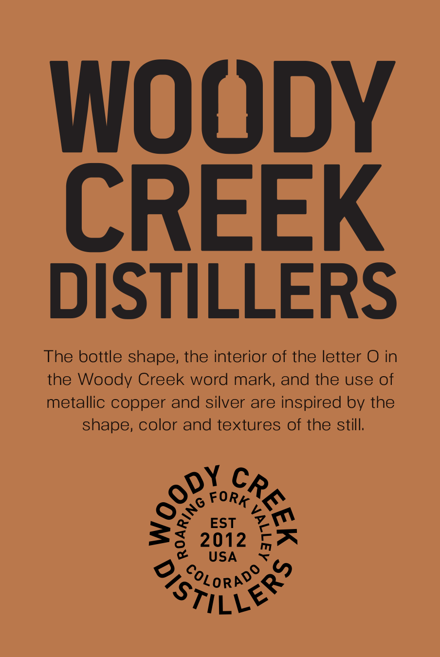 Woody Creek Distillers identity design
