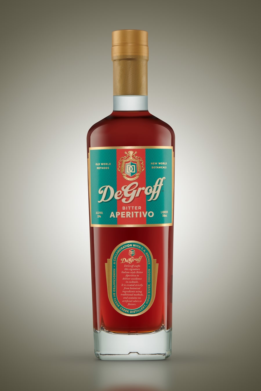 DeGroff Aperitivo bottle design