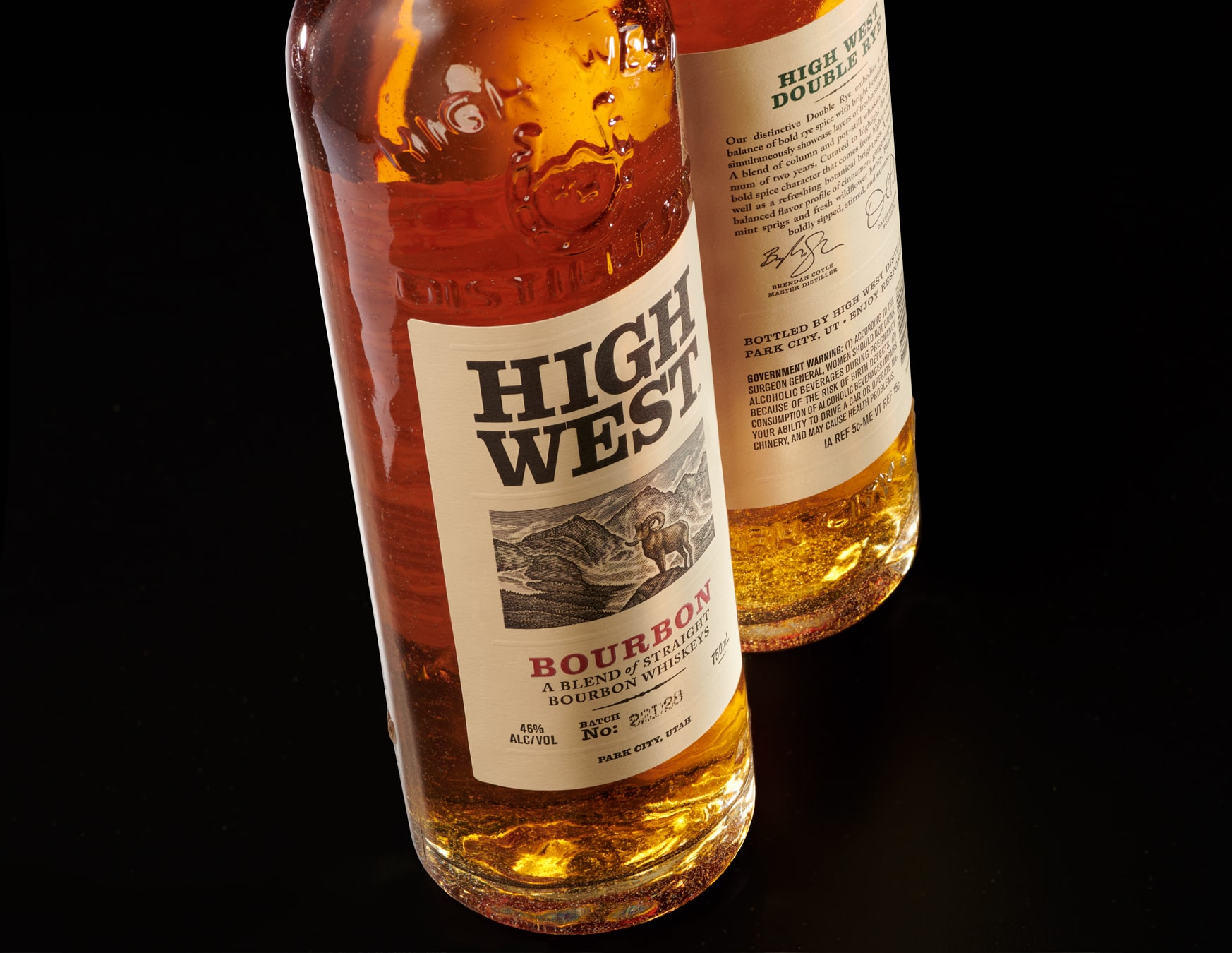 High West Distilling Bourbon and Rye label design detail