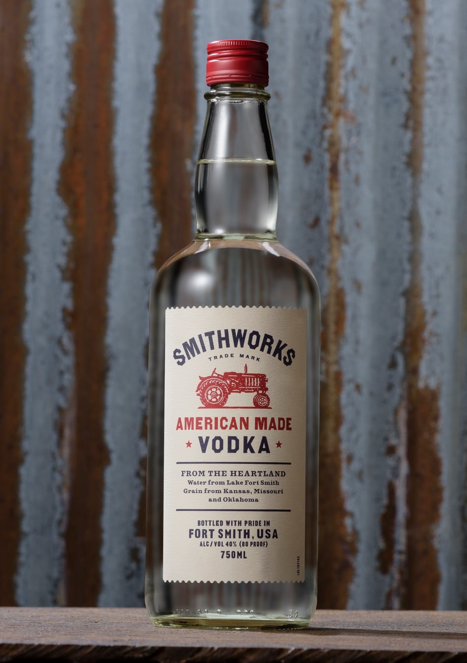 Smithworks Vodka spirits bottle design