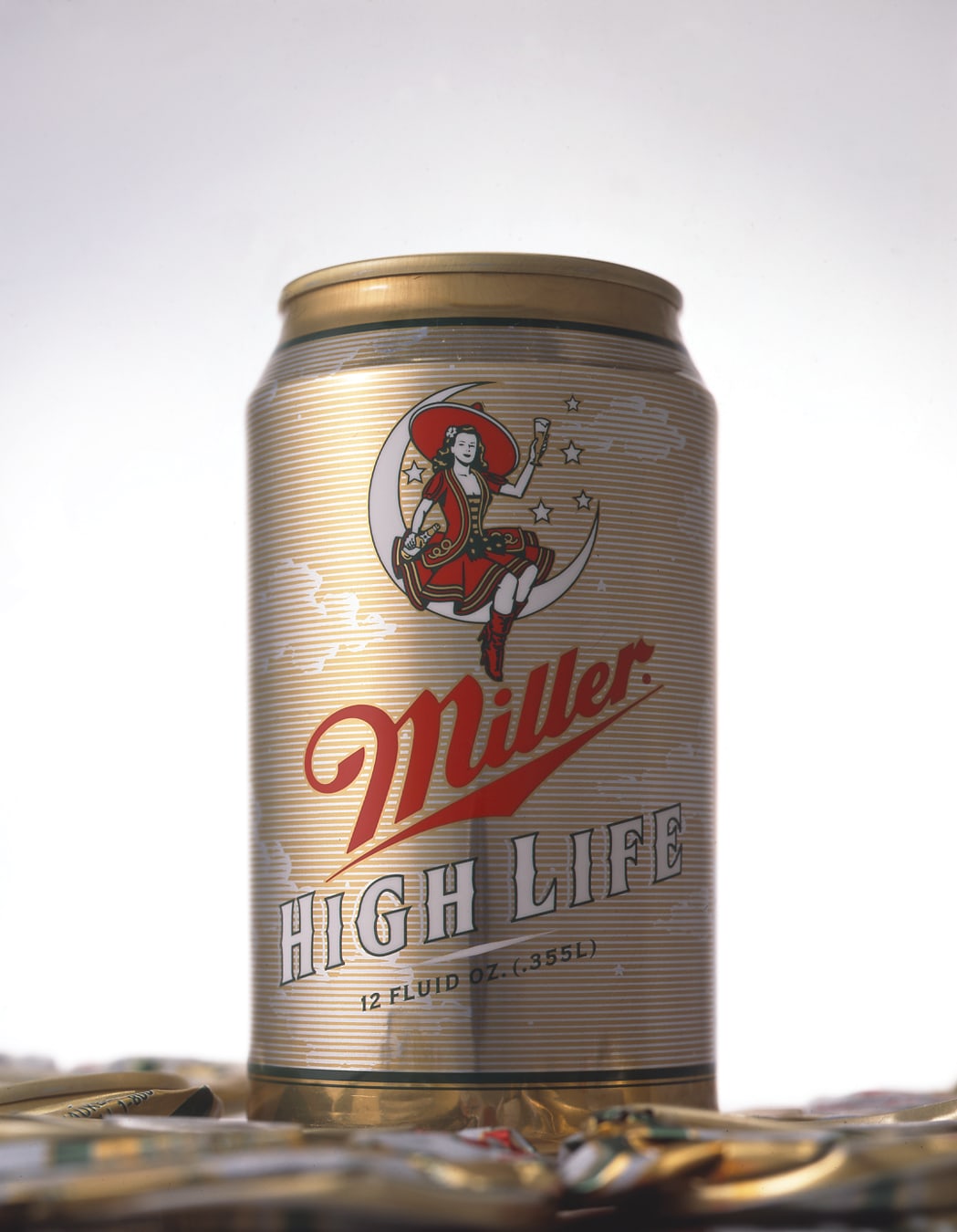 Miller High Life can packaging design