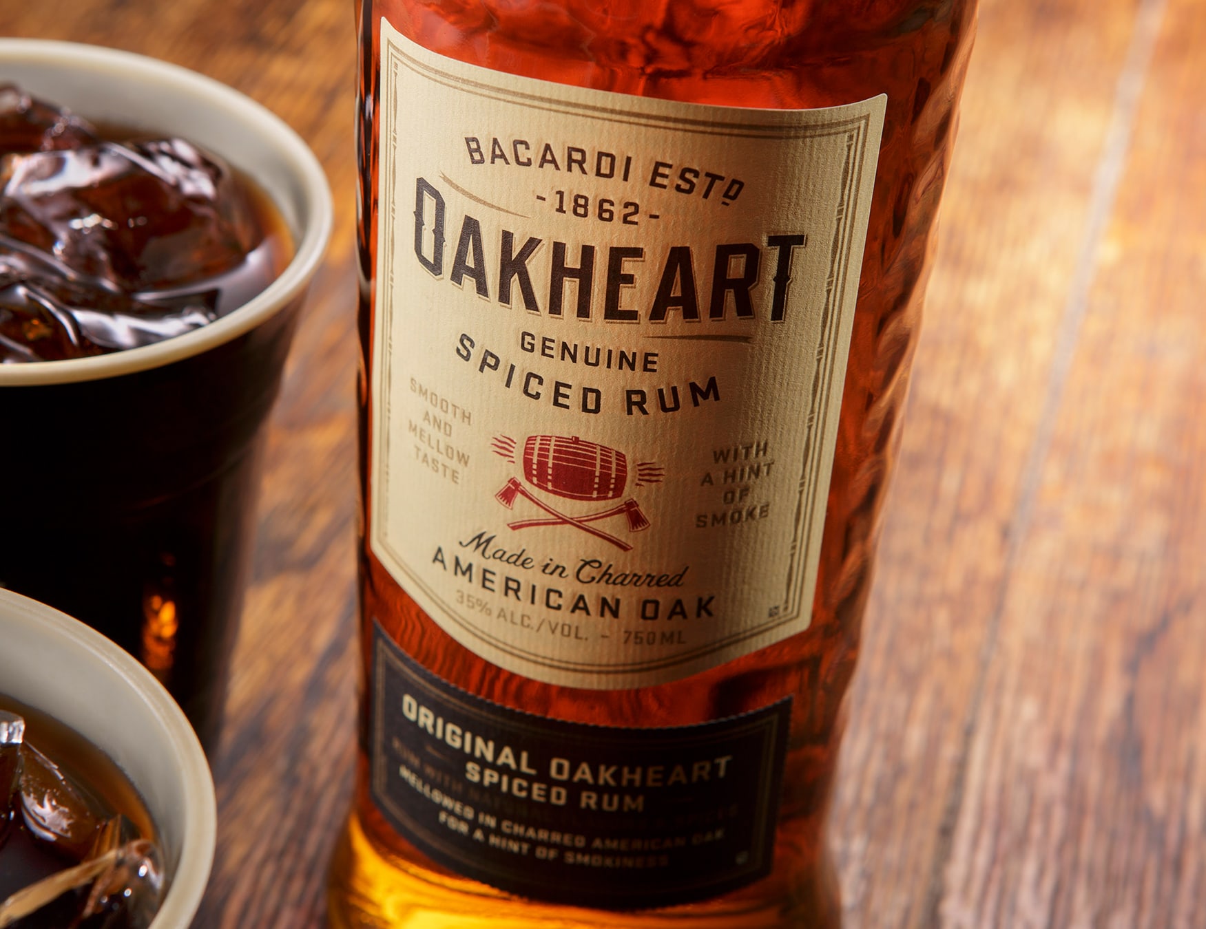 Oakheart Spiced Bottle