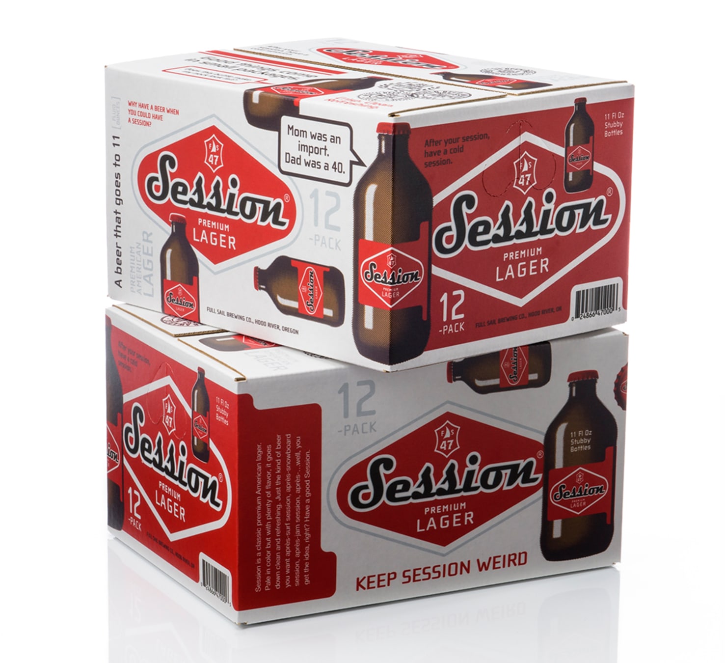 Session lager package design