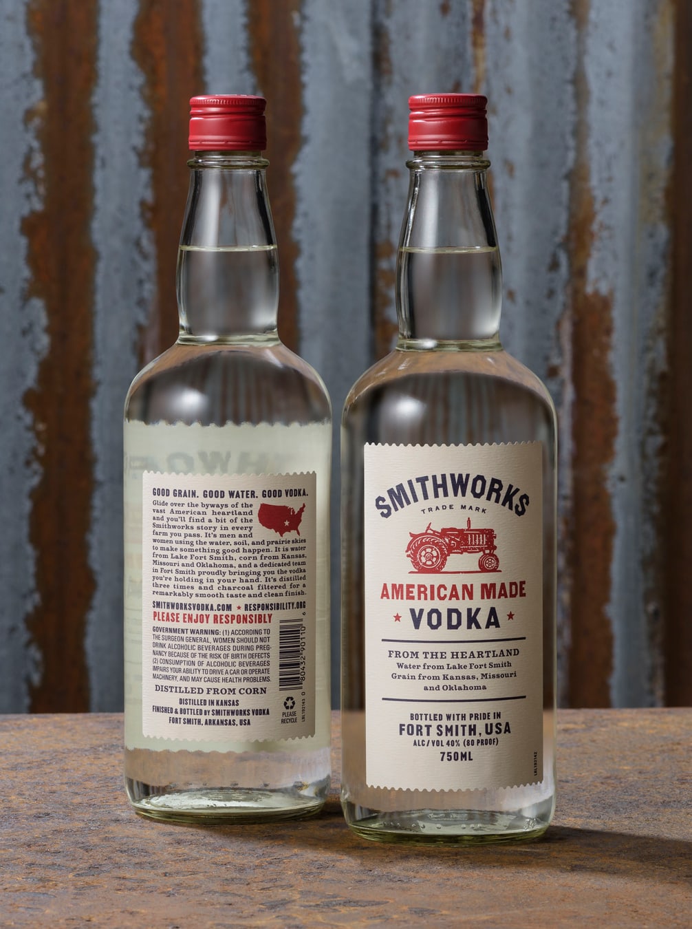 Smithworks Vodka spirits packaging design