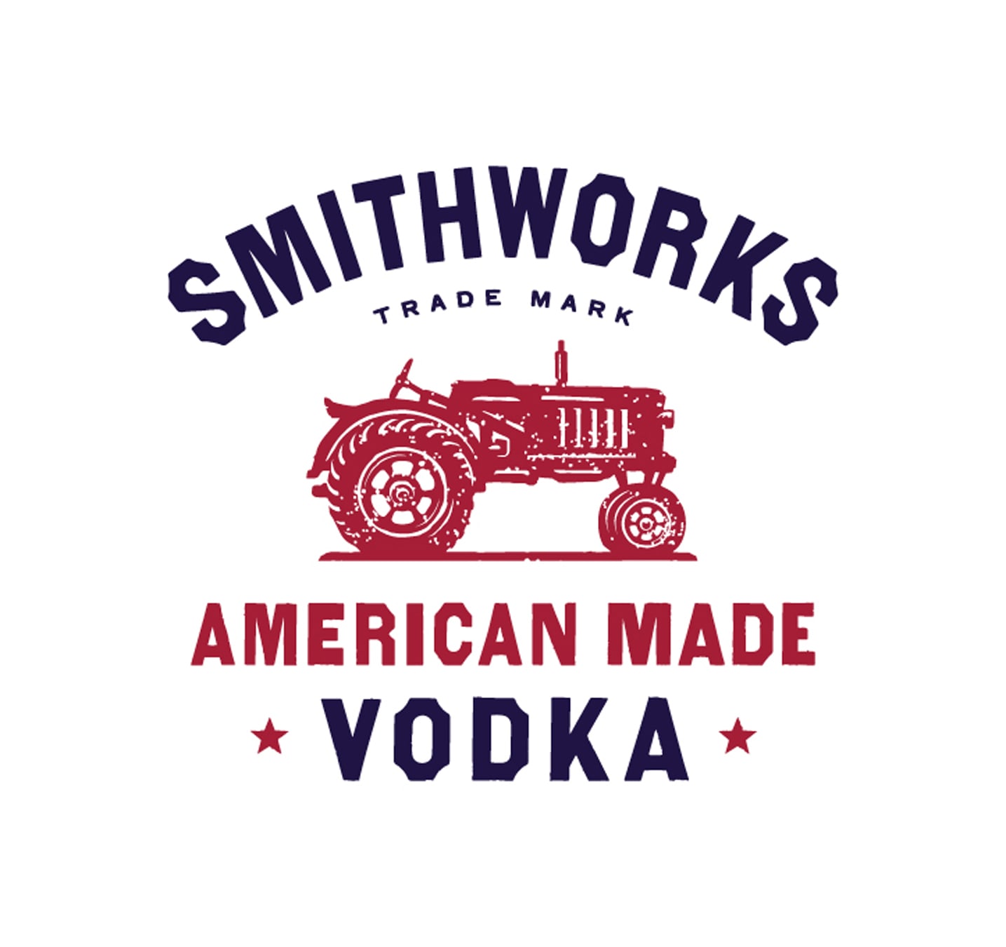 Smithworks Vodka spirits identity logo design