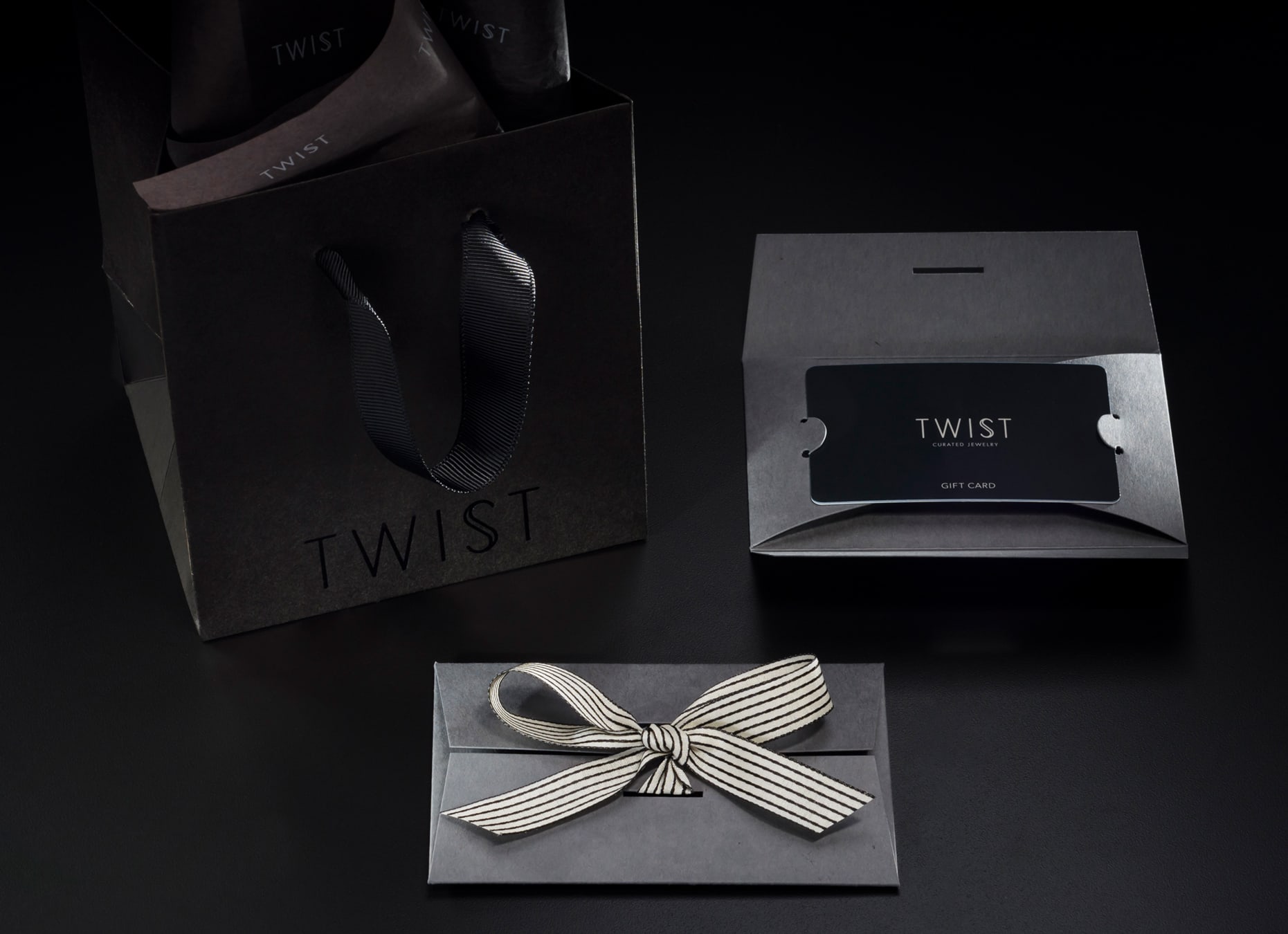 Twist Fine Jewelry retail design gift bag
