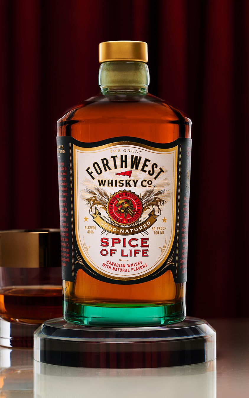 Forthwest Whisky Spice of Life bottle design