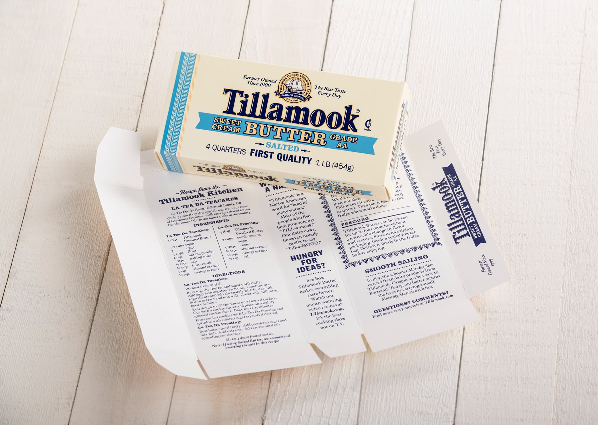 Tillamook butter packaging design