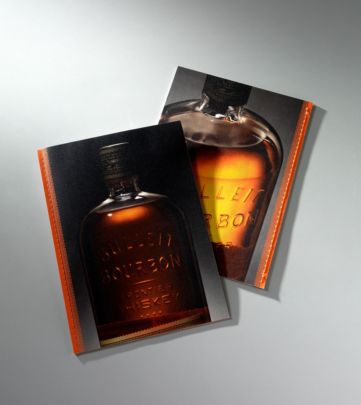 Bulleit Bourbon brochure design cover