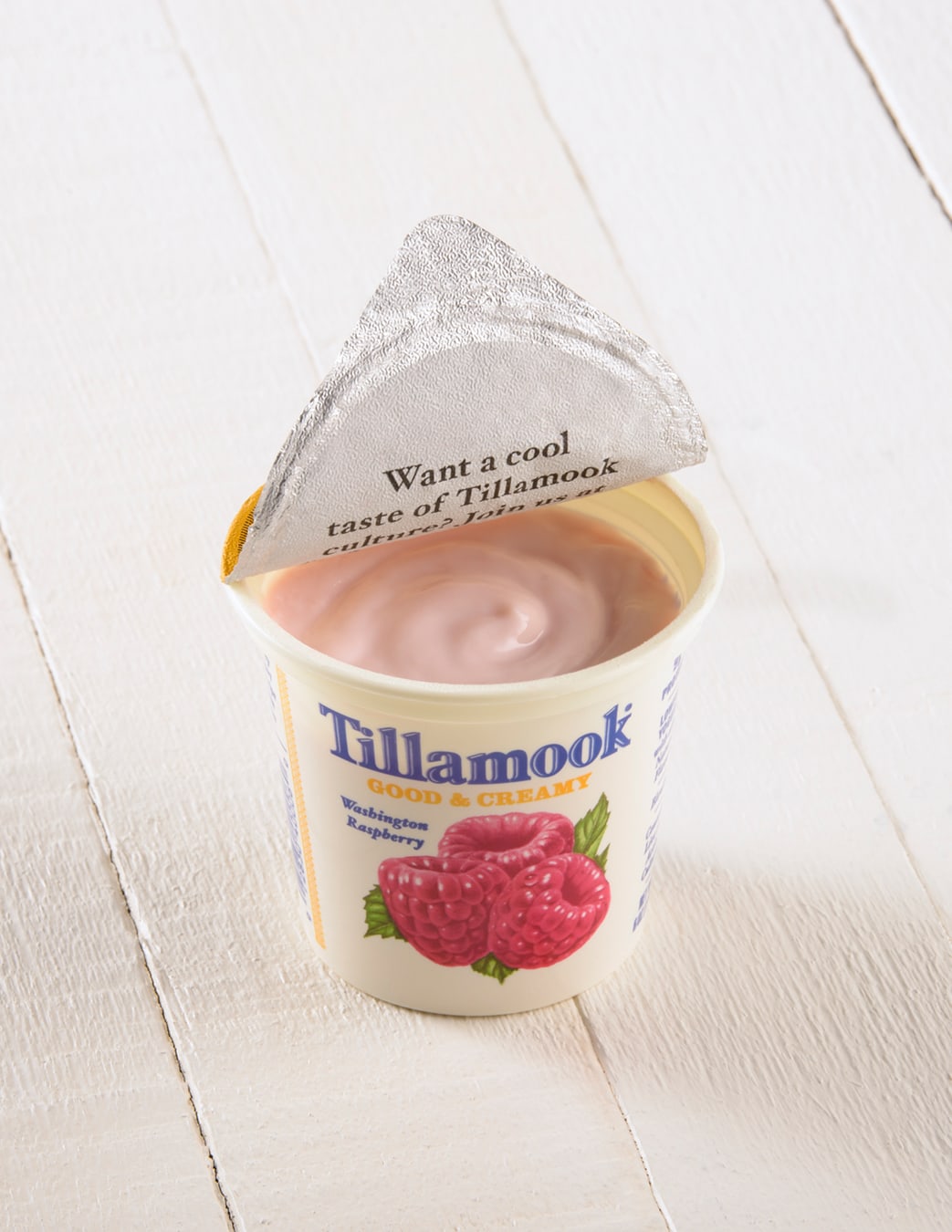 Tillamook yogurt package design inside