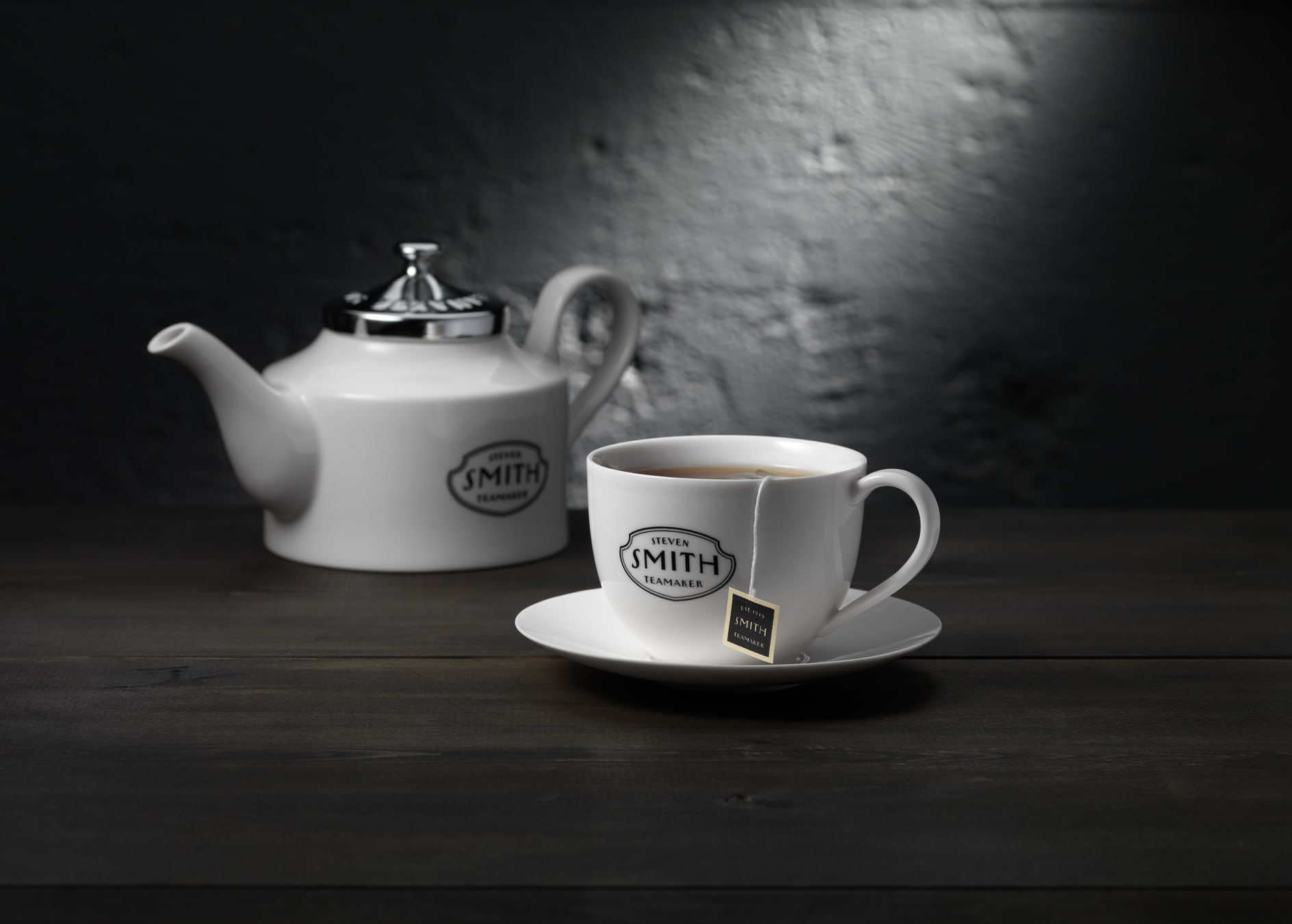 Steven Smith Teamaker identity design teapot teacup