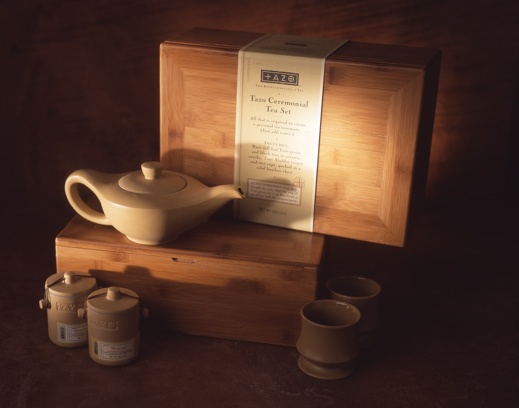 Tazo Tea promotion design ceremonial tea set